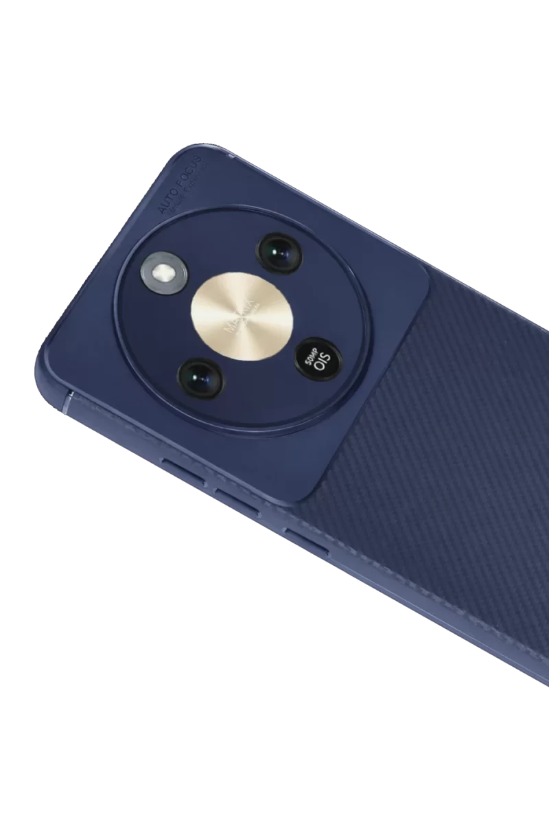 Newface Huawei Honor Magic 8 Lite Auto Focus Karbon Kapak - Lacivert