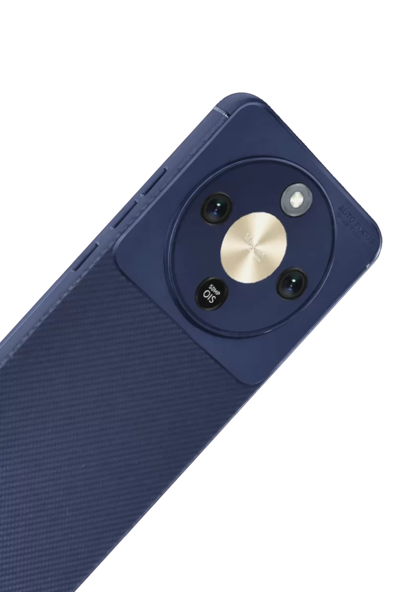 Newface Huawei Honor Magic 8 Lite Auto Focus Karbon Kapak - Lacivert