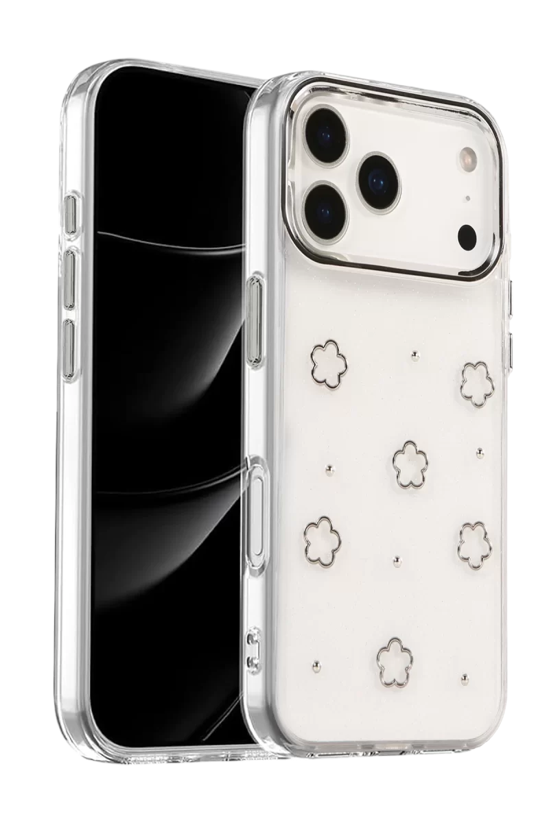 Newface Apple iPhone 17 Pro Fiyonk Desenli Kapak - Desen 2