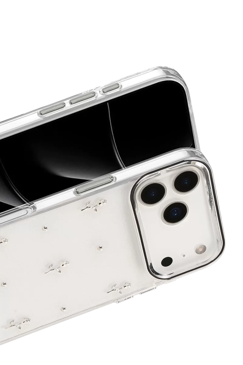 Newface Apple iPhone 17 Pro Fiyonk Desenli Kapak - Desen 4