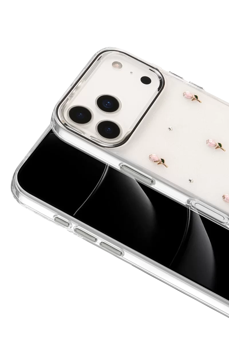 Newface Apple iPhone 17 Pro Fiyonk Desenli Kapak - Desen 6