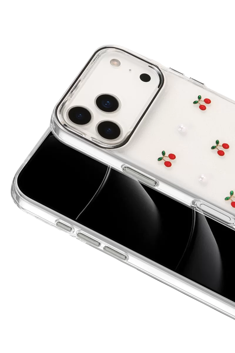Newface Apple iPhone 17 Pro Fiyonk Desenli Kapak - Desen 9