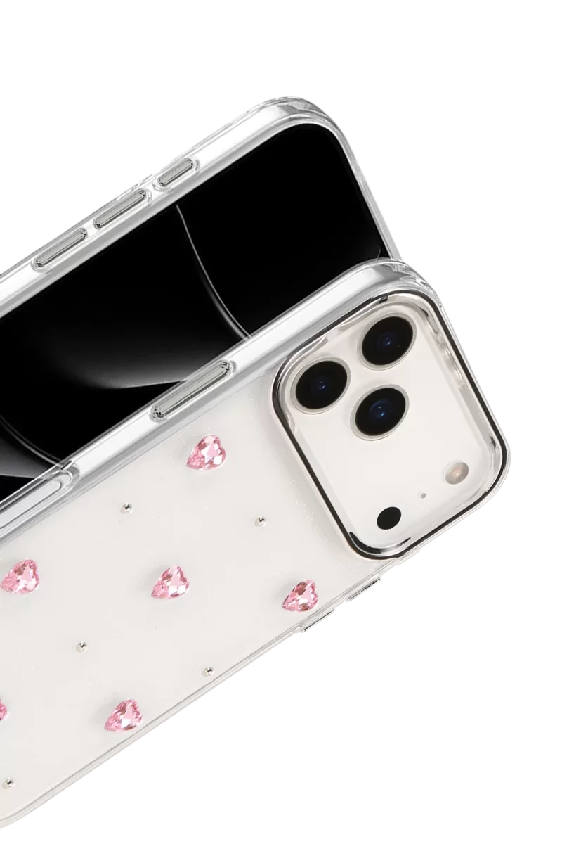 Newface Apple iPhone 17 Pro Max Fiyonk Desenli Kapak - Desen 3
