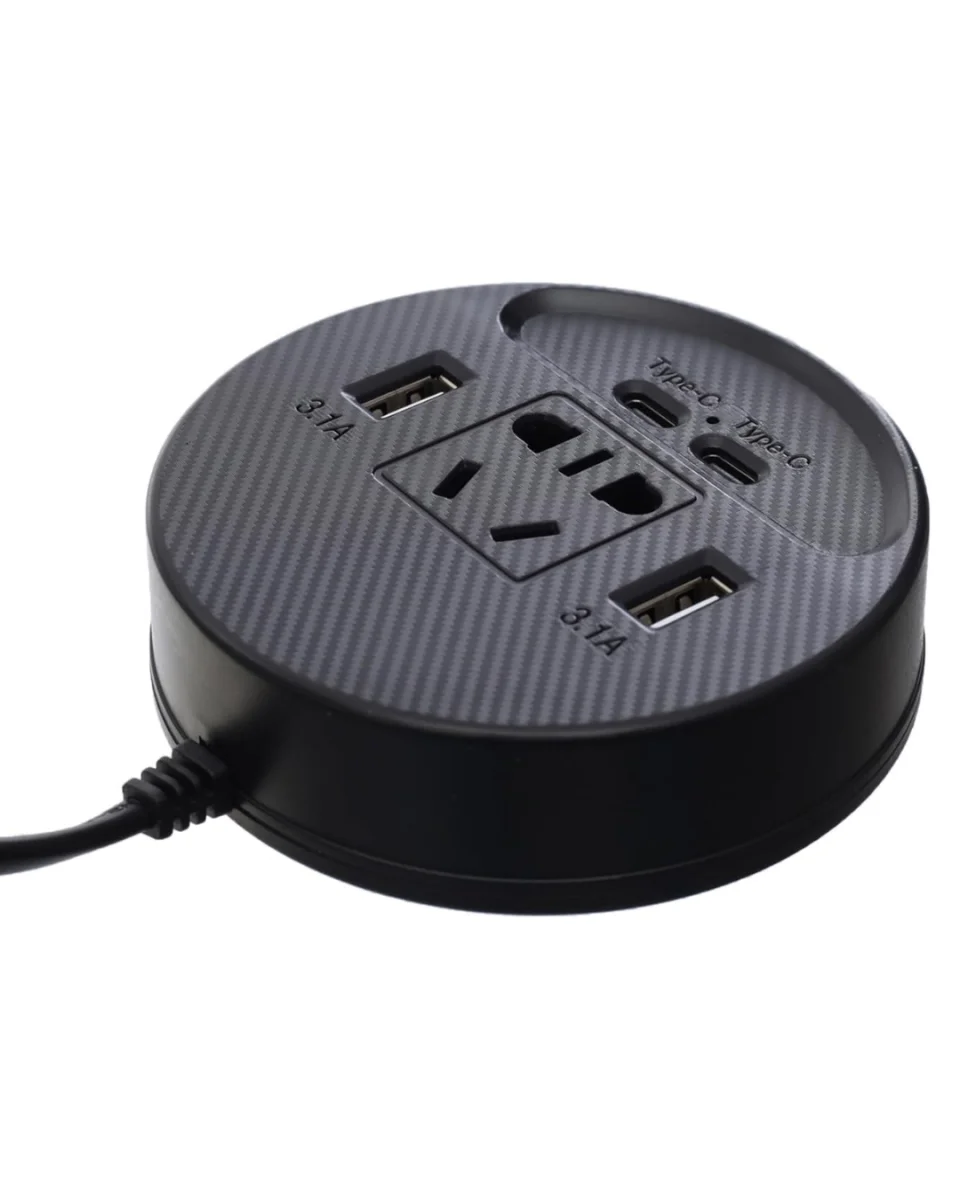 Araç İçi Power Inverter Çoklu USB Girişli Hızlı ve Güvenli Şarj