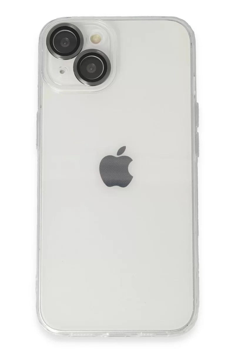 Newface Apple iPhone 14 Kılıf Luko Lens Silikon - Siyah