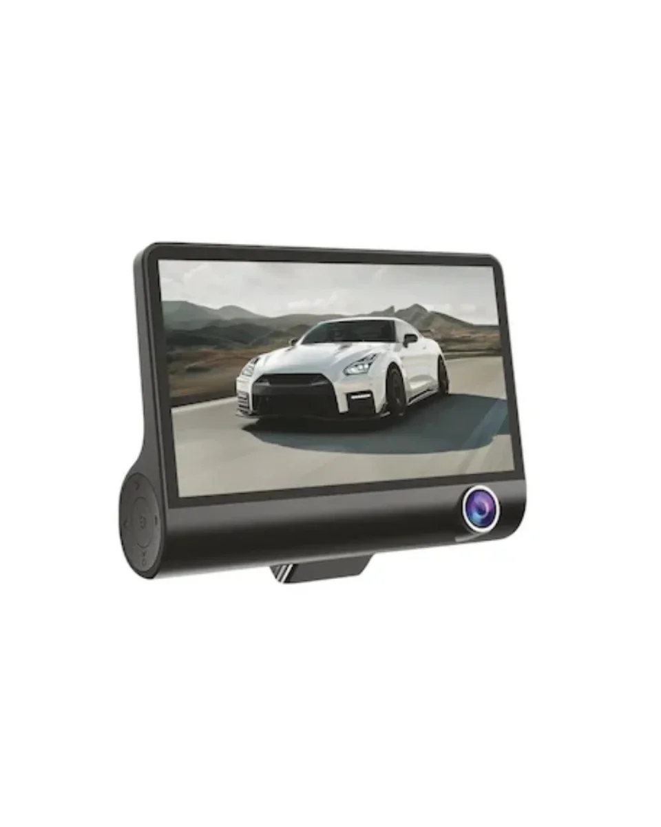 Araç DVR Kamera Çift Lensli 4 İnç Ekranlı G Sensörlü
