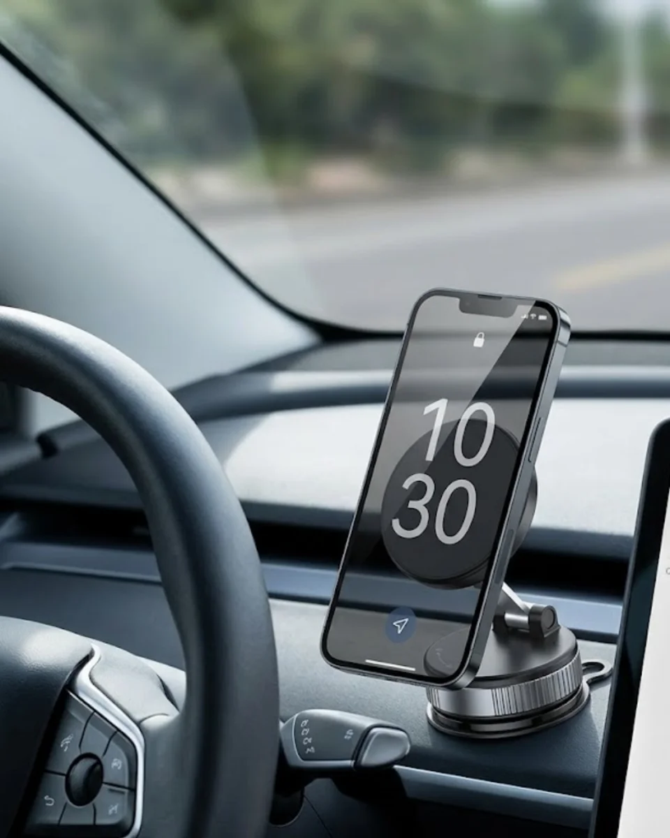 Güçlü Mıknatıslı Araç Telefon Tutucu 360 Derece Döner Stand