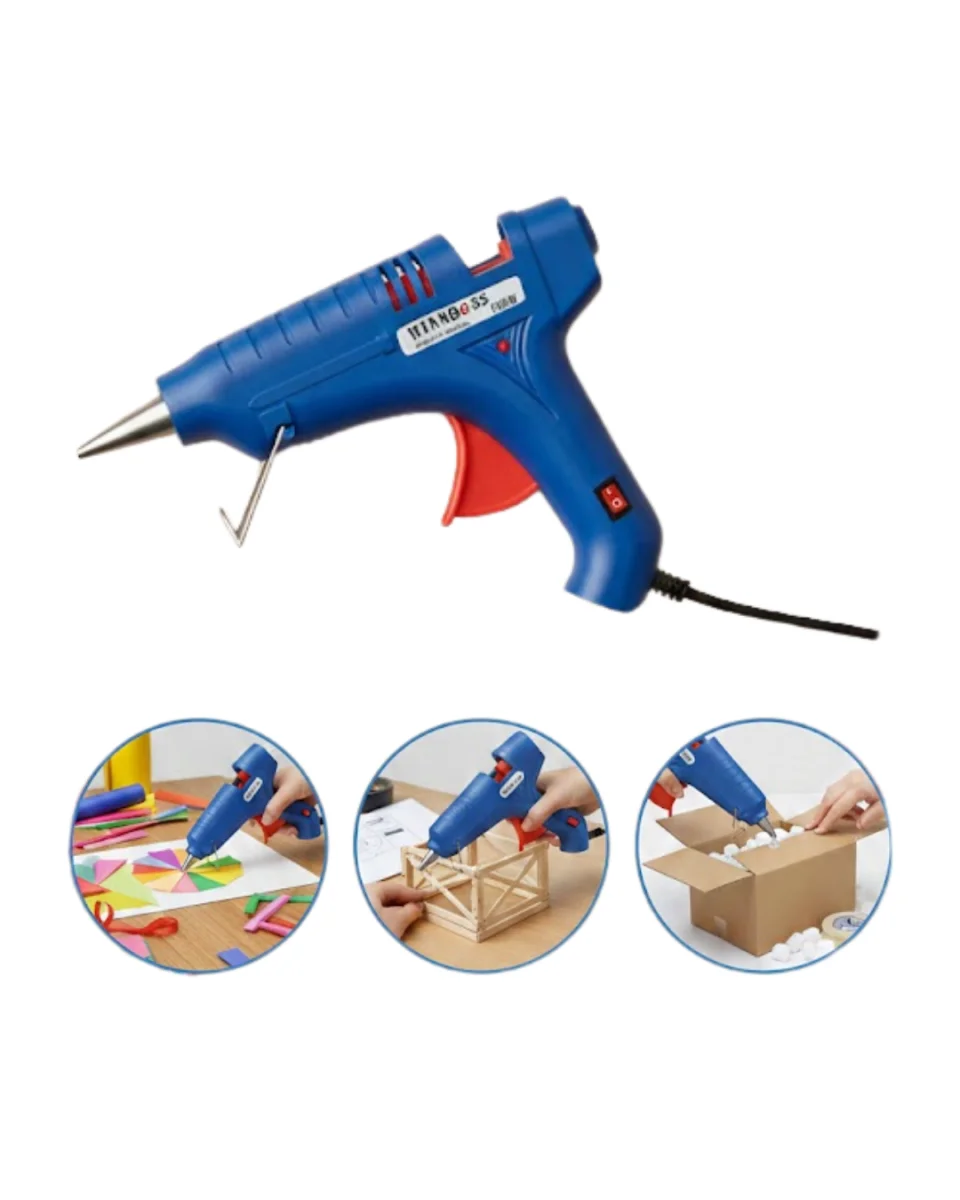 Kompakt ve Hafif 20W Silikon Tabancası 7.5 mm Silikon Uyumlu 5 Adet Hediye Silikon