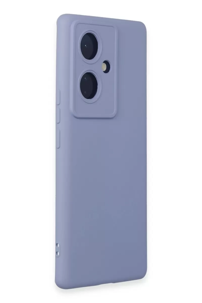 Newface Vivo V29 Lite Kılıf Nano içi Kadife Silikon - Lila