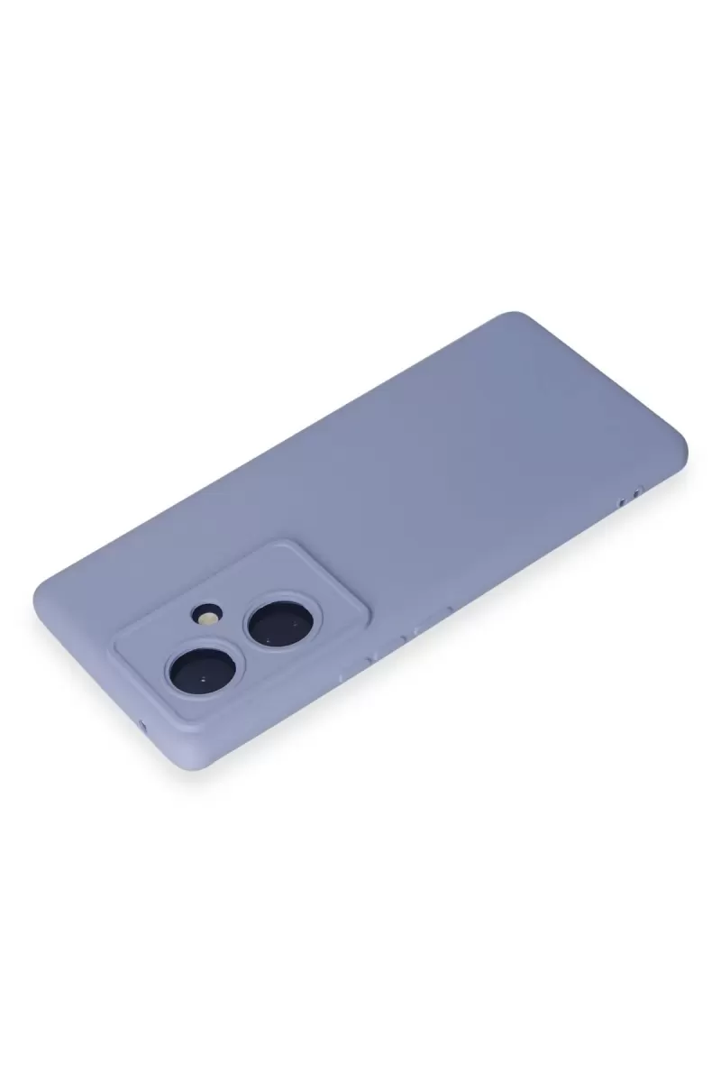 Newface Vivo V29 Lite Kılıf Nano içi Kadife Silikon - Lila