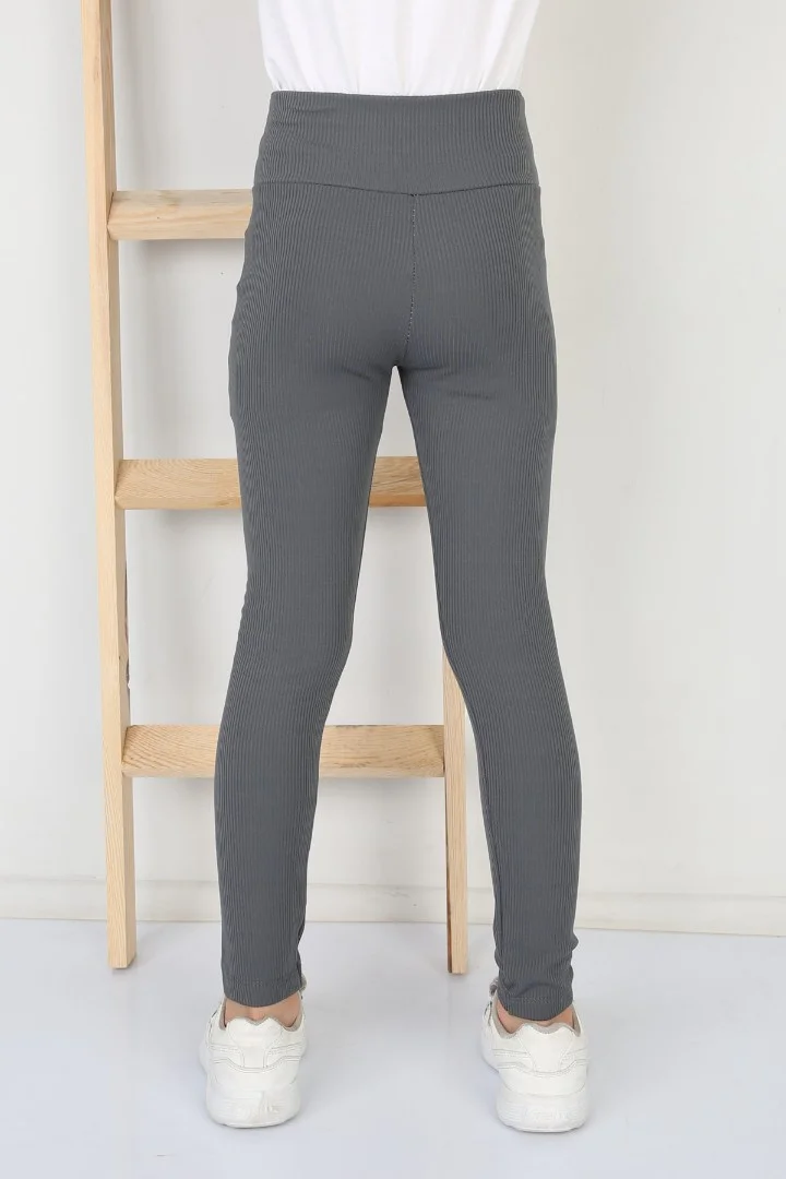 Fitilli Şardonlu Antarsit Kız Çocuk Günlük Tayt