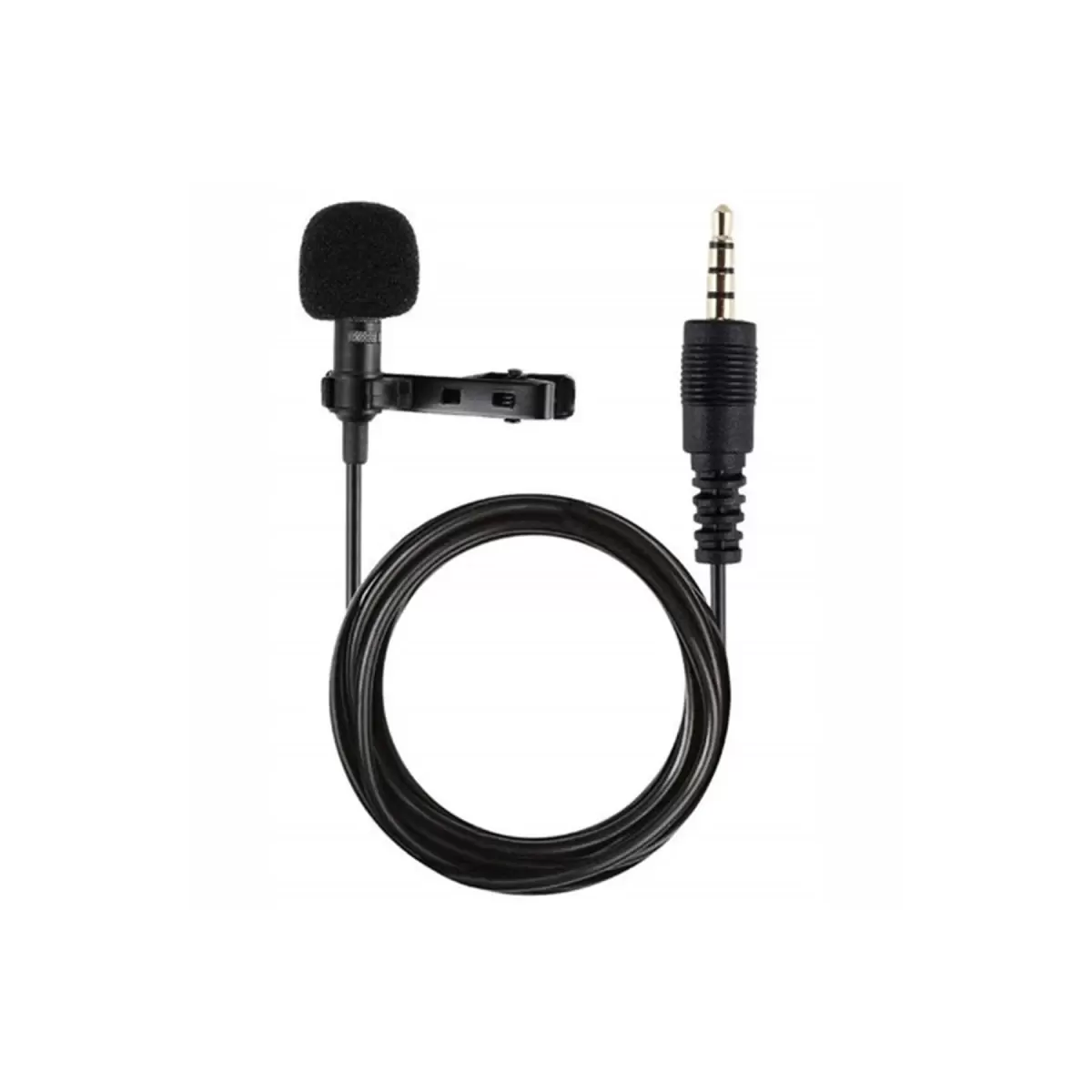 Newface 3.5mm Jak 1.5 Metre Double Mikrofon - Siyah