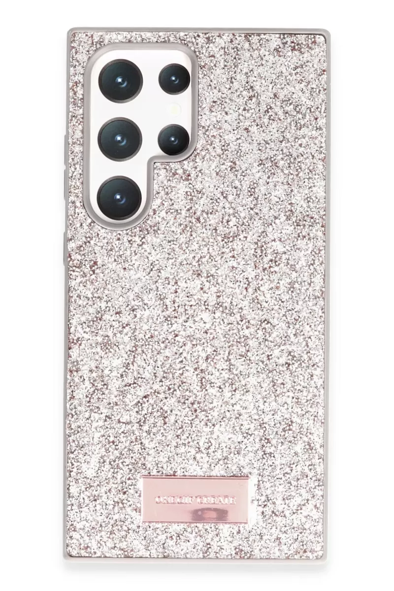 Onegif Samsung Galaxy S24 Ultra Bright Simli Kapak - Gold
