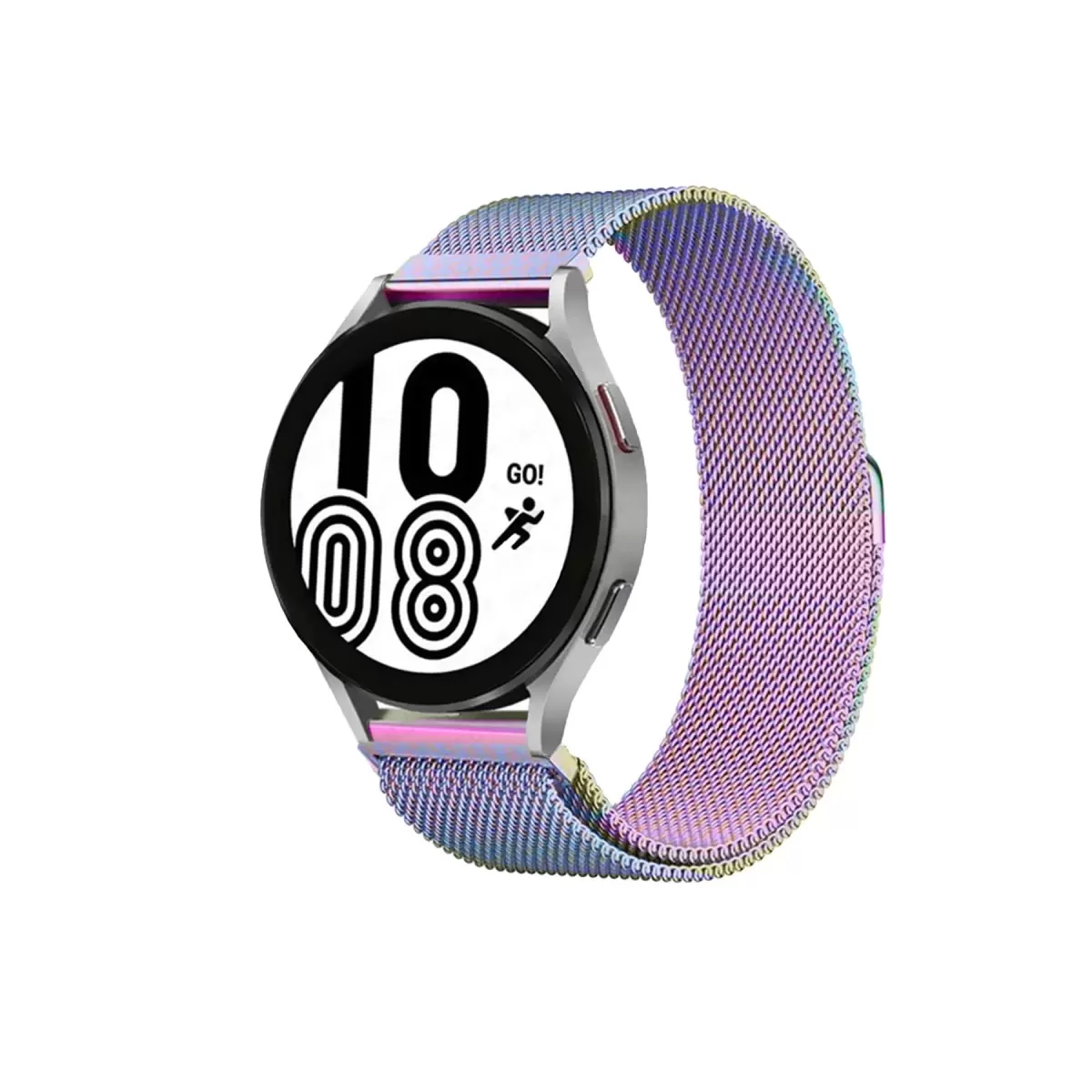 Newface Watch 22mm Metal Mıknatıslı Kordon - Rainbow