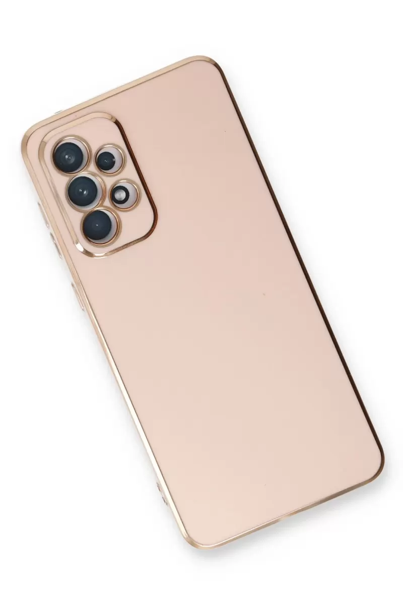Newface Samsung Galaxy A33 5G Kılıf Volet Silikon - Pembe