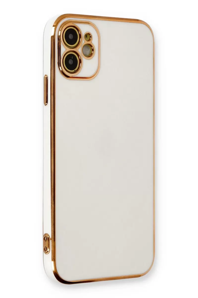 Newface Apple iPhone 11 Kılıf Volet Silikon - Beyaz