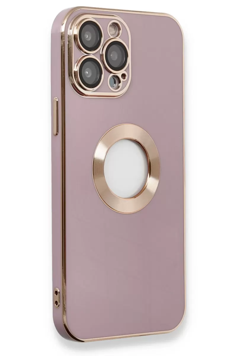 Newface Apple iPhone 13 Pro Max Kılıf Store Silikon - Mor