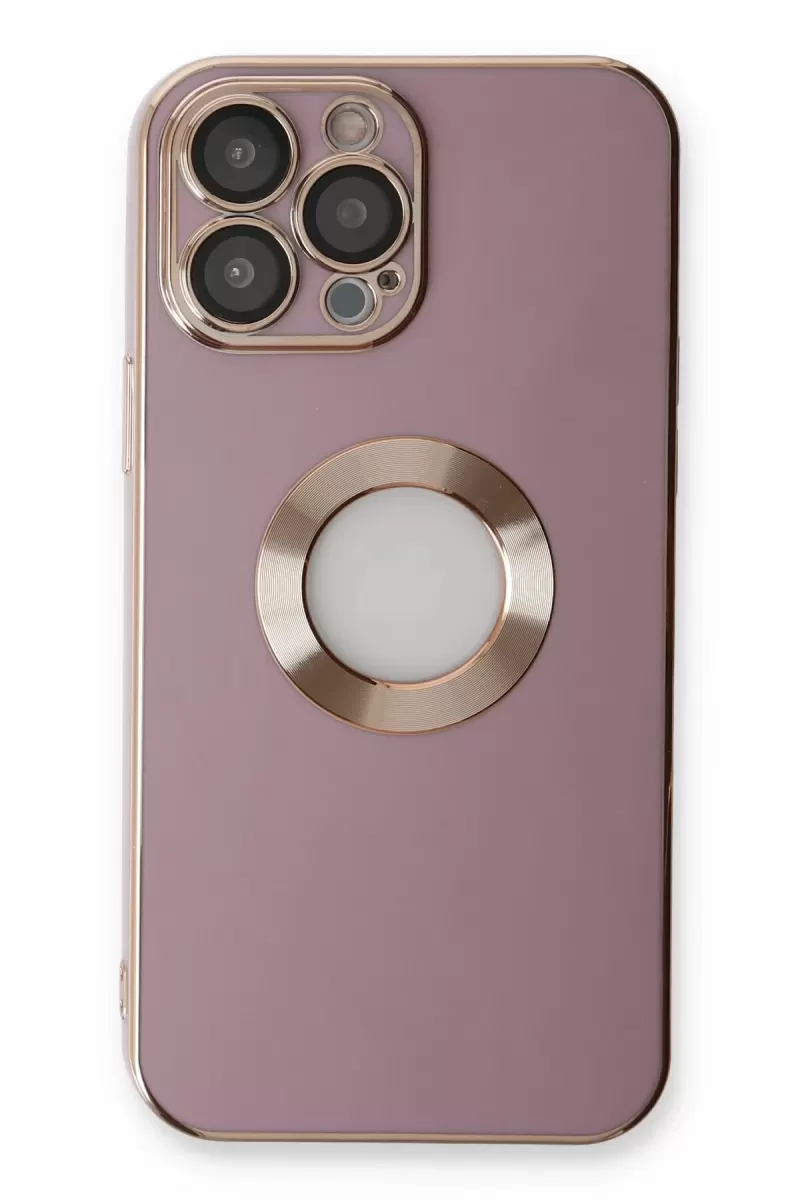 Newface Apple iPhone 13 Pro Max Kılıf Store Silikon - Mor