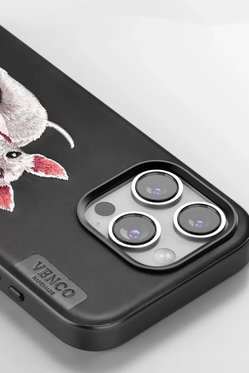 Venco Apple iPhone 16 Pro Perma Desenli Kapak - Siyah