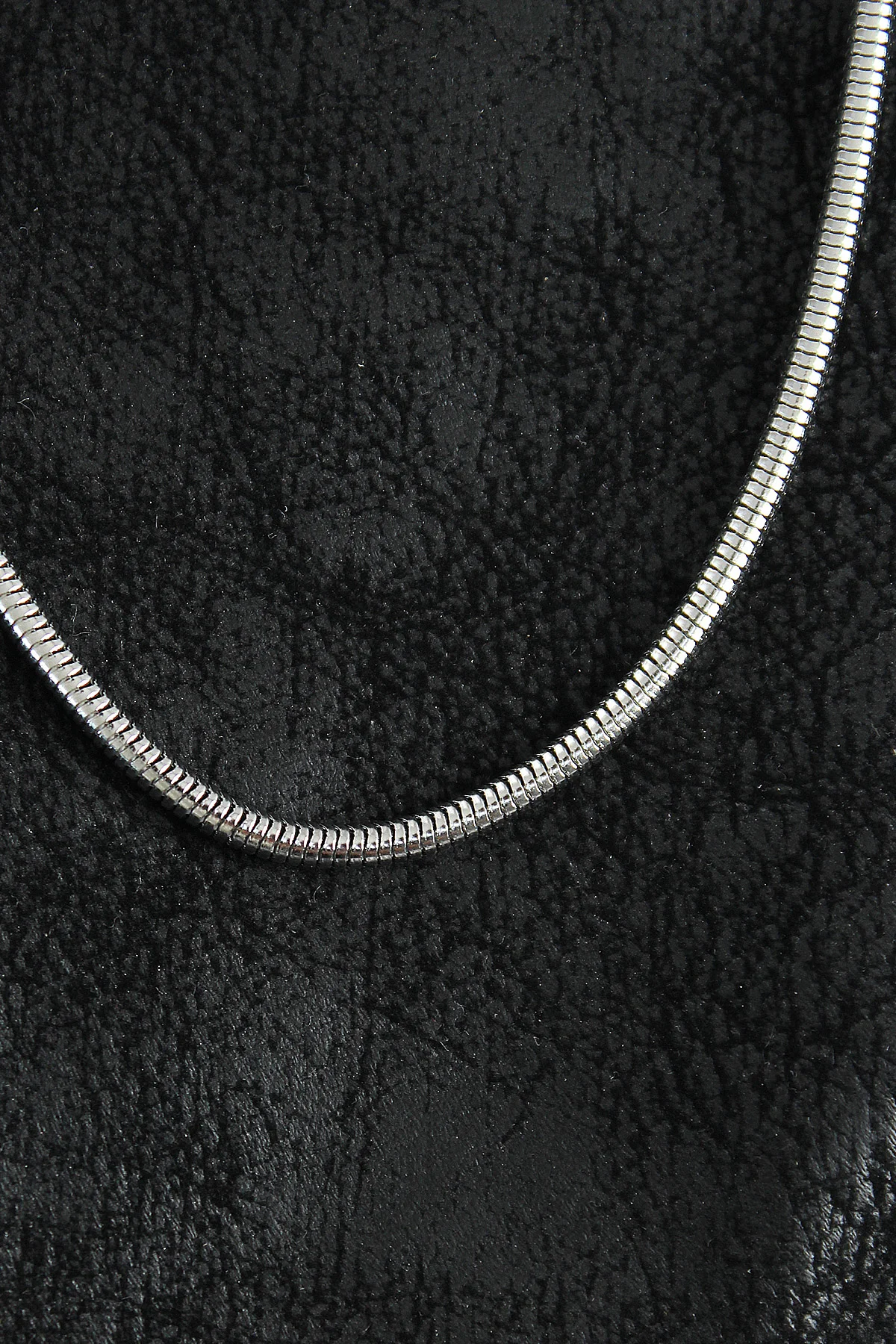 316L Çelik Oval İtalyan Zincir Model Gümüş Renk Erkek Kolye