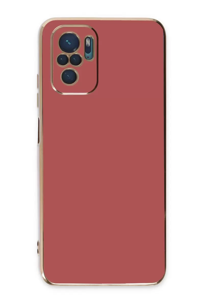 Newface Xiaomi Redmi Note 10 Kılıf Volet Silikon - Kırmızı