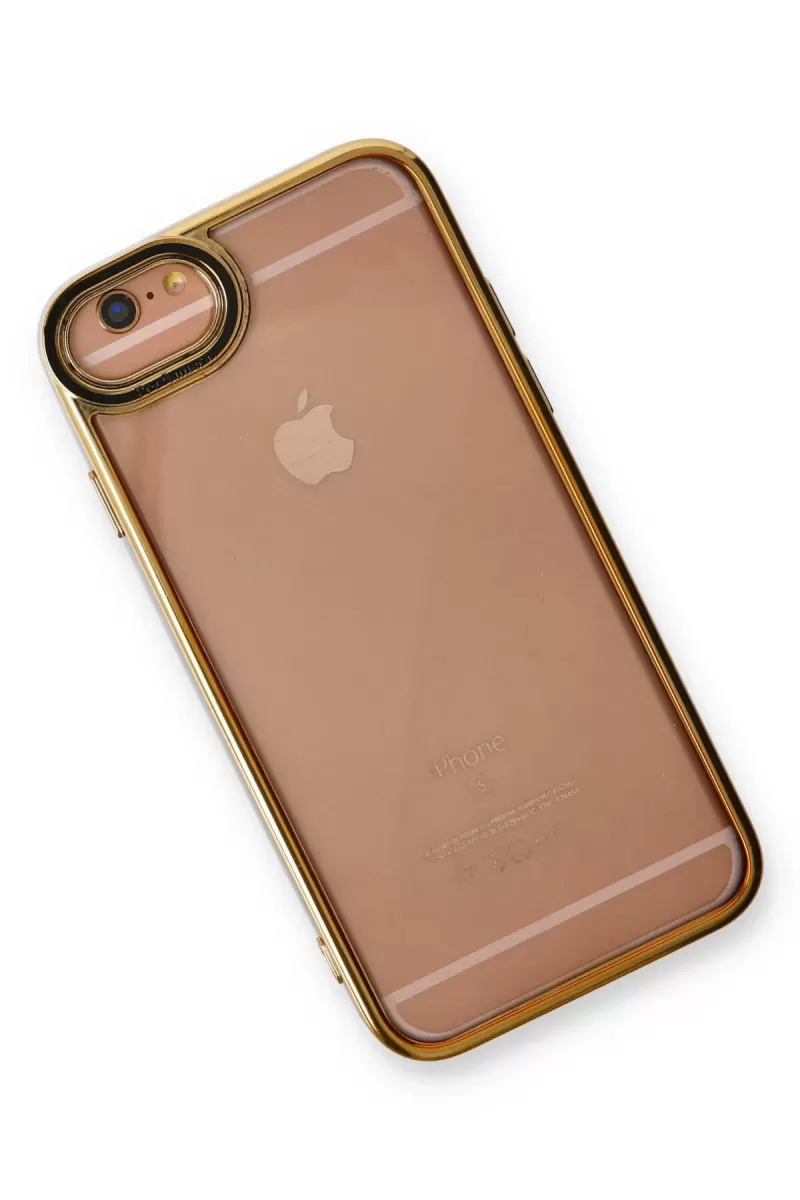 Newface Apple iPhone 6 Kılıf Liva Lens Silikon - Siyah