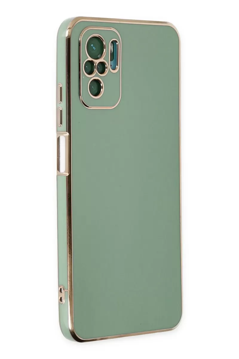Newface Xiaomi Redmi Note 10 Kılıf Volet Silikon - Açık Yeşil