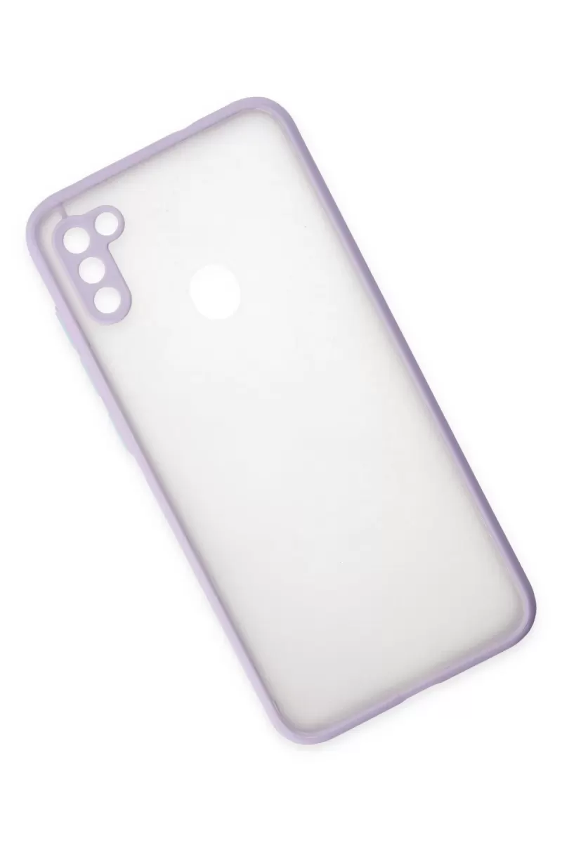 Newface Samsung Galaxy A11 Kılıf Montreal Silikon Kapak - Mor