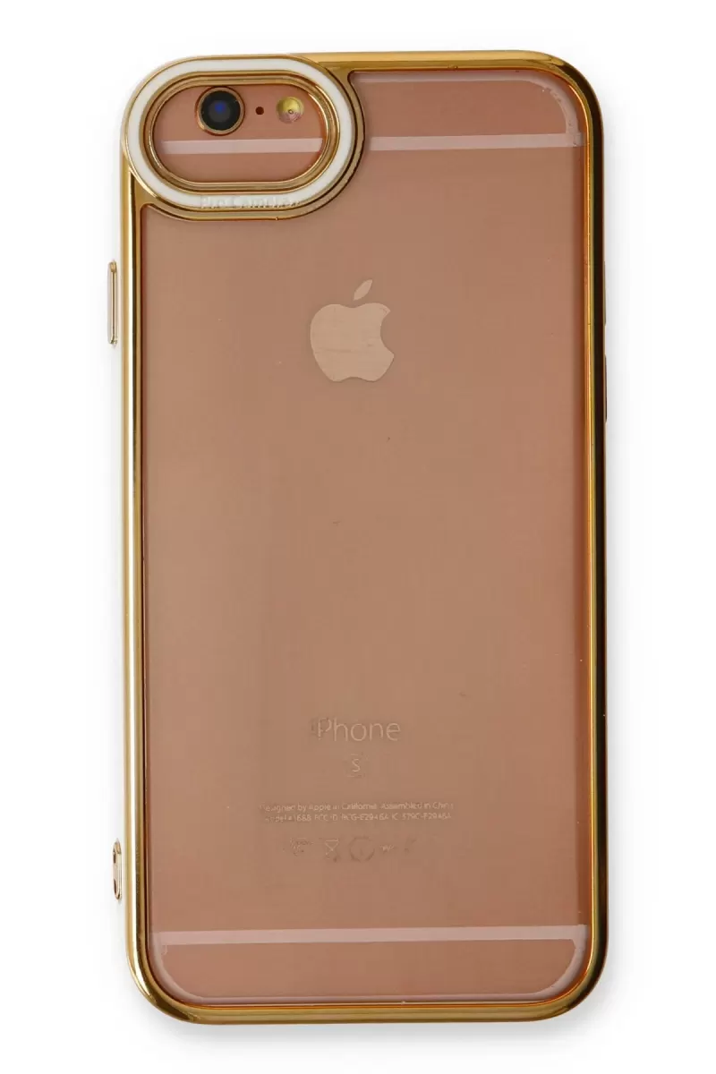Newface Apple iPhone 6 Kılıf Liva Lens Silikon - Beyaz