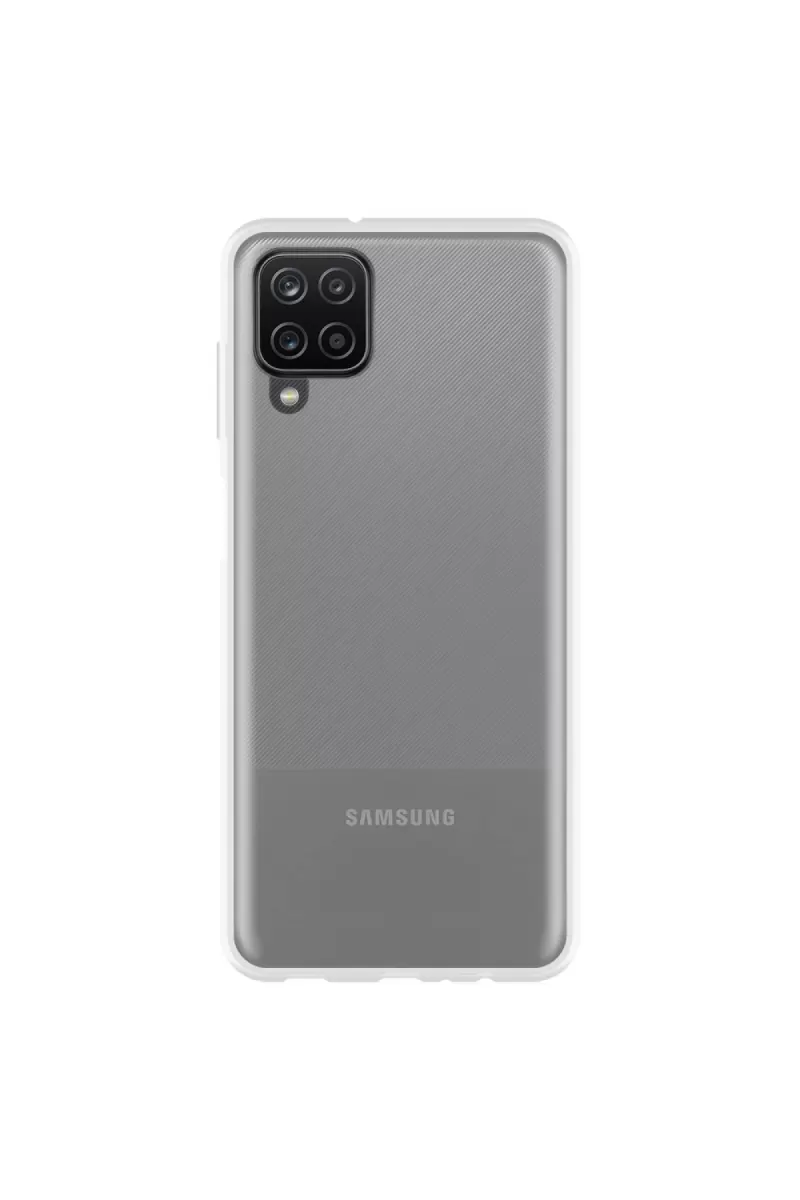Newface Samsung Galaxy A12 Kılıf Lüx Şeffaf Silikon