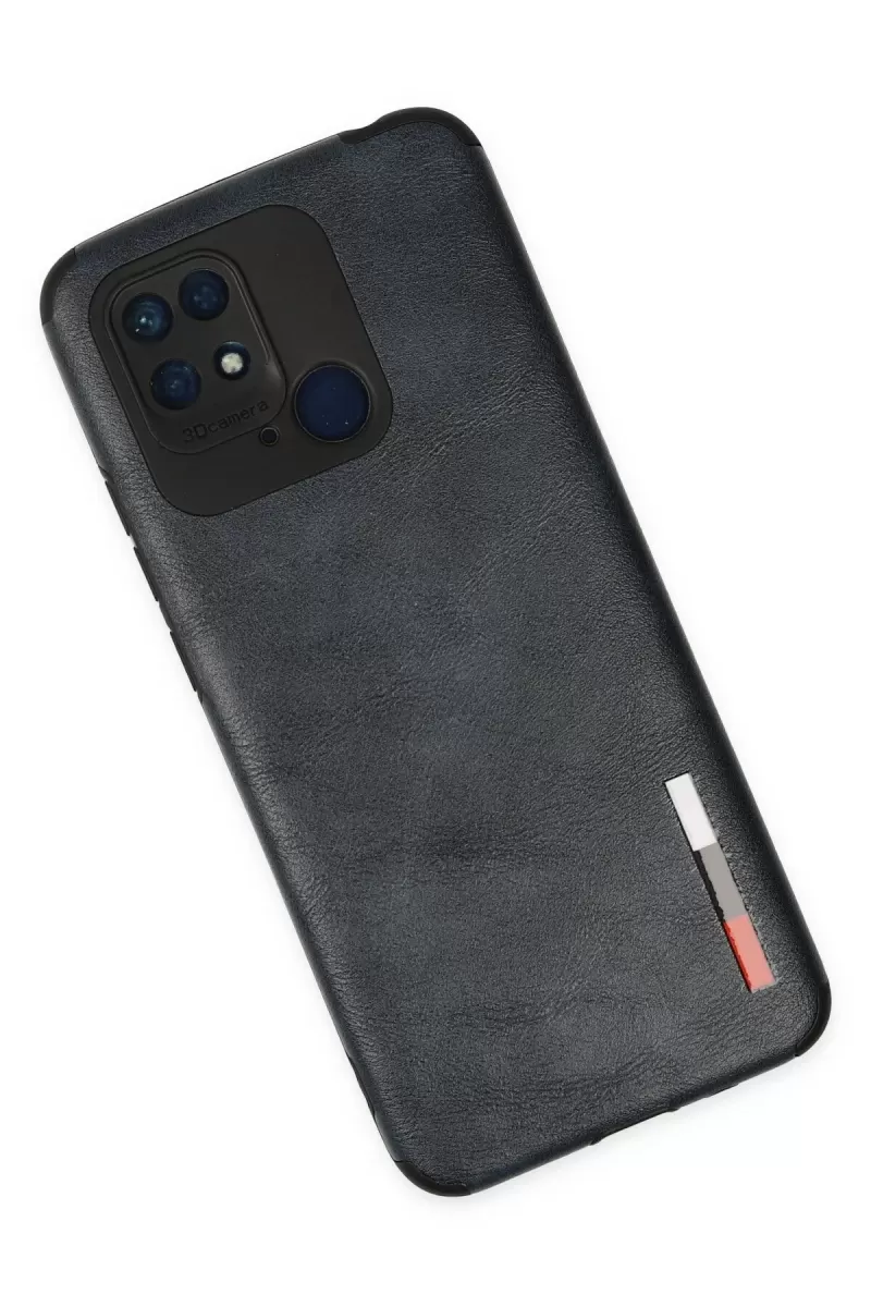 Newface Xiaomi Redmi 10C Kılıf Loop Deri Silikon - Lacivert