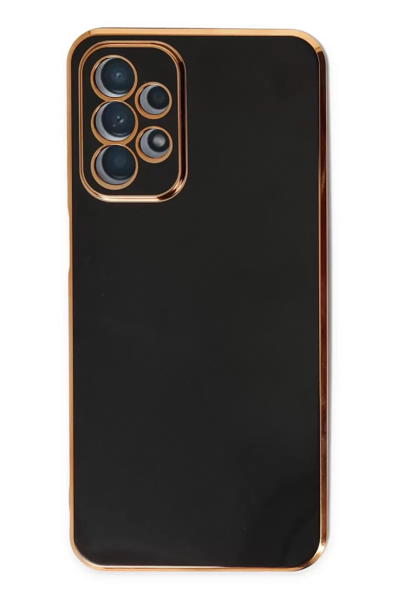 Newface Samsung Galaxy A23 4G Kılıf Volet Silikon - Siyah