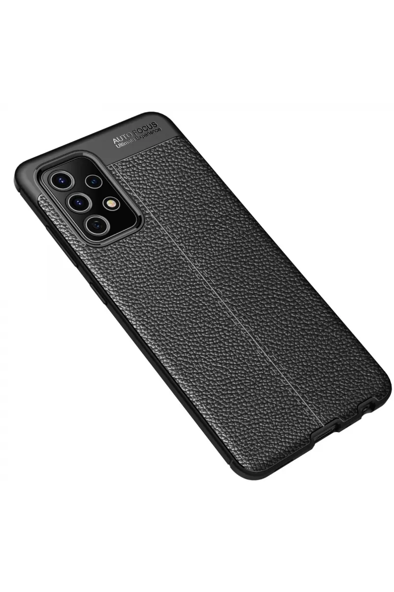 Newface Samsung Galaxy A52 Kılıf Auto Focus Kapak - Siyah