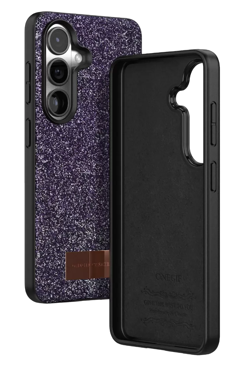 Onegif Samsung Galaxy S26 Plus Bright Simli Kapak - Derin Mor