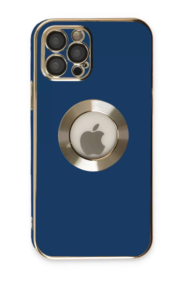 Newface Apple iPhone 12 Pro Kılıf Store Silikon - Mavi