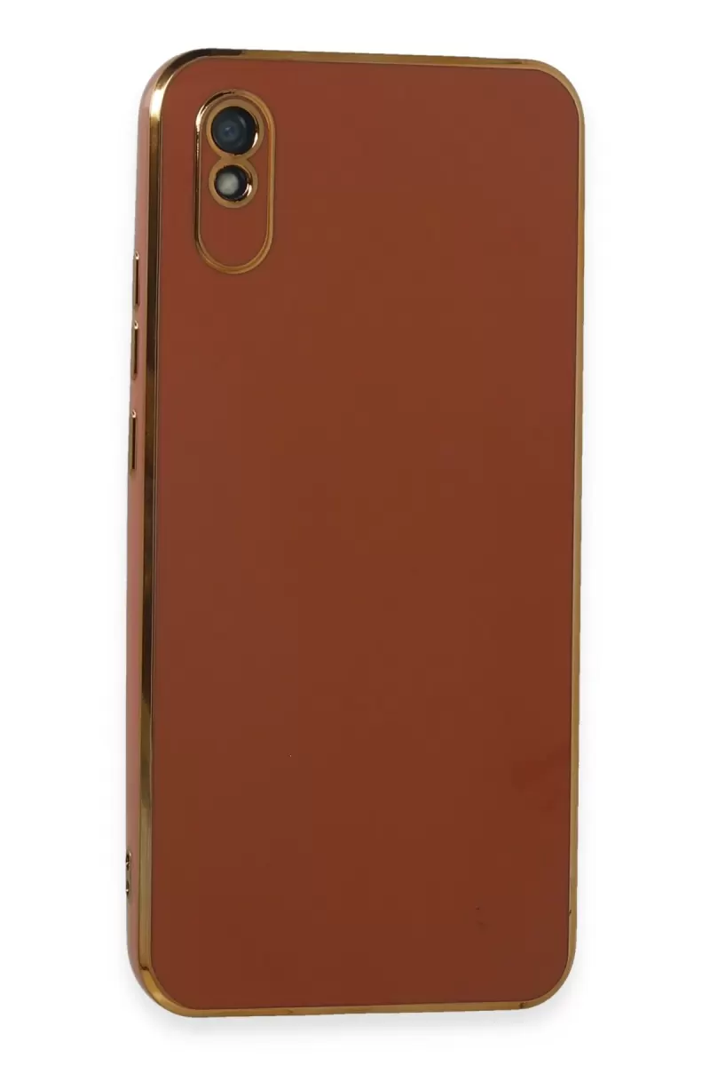 Newface Xiaomi Redmi 9A Kılıf Volet Silikon - Kırmızı