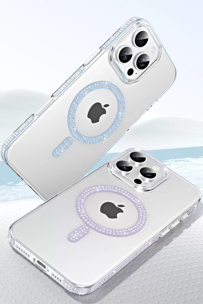 Joko Apple iPhone 16 Pro Max Move Taşlı Magsafe Kapak - Lila