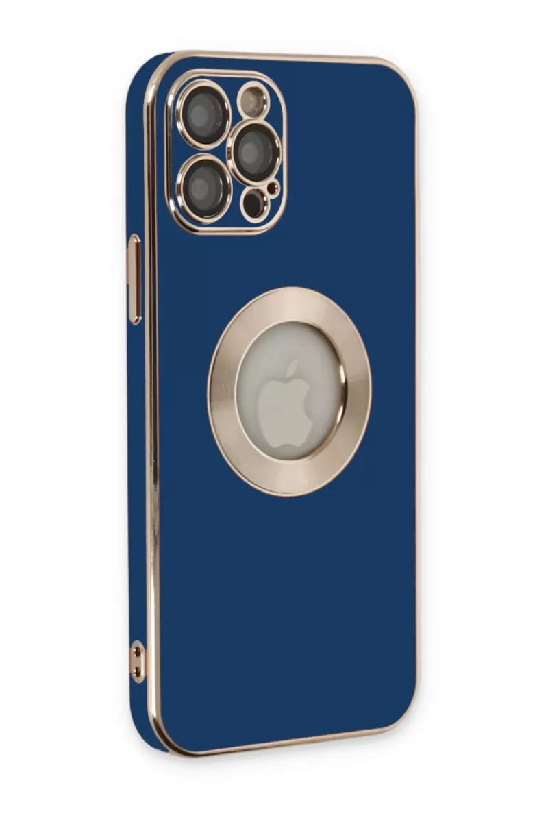 Newface Apple iPhone 12 Pro Max Kılıf Store Silikon - Mavi