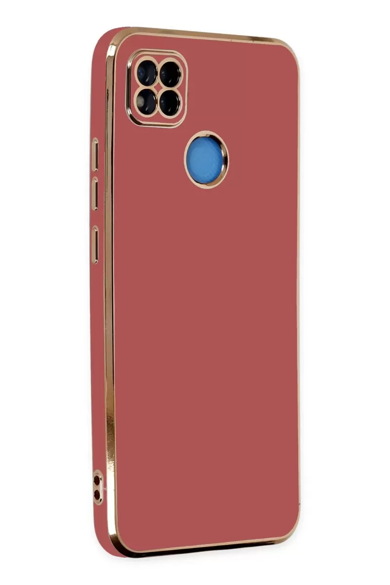 Newface Xiaomi Redmi 9C Kılıf Volet Silikon - Kırmızı