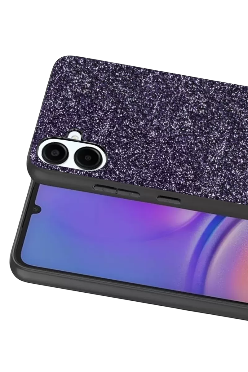 Onegif Samsung Galaxy A07 4G Bright Simli Kapak - Derin Mor