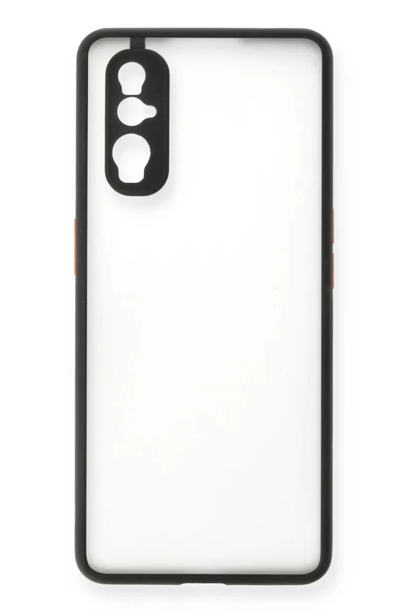 Newface Oppo Find X2 Kılıf Montreal Silikon Kapak - Siyah