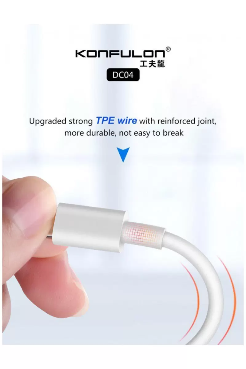 Konfulon DC04 Süper Hızlı Micro USB Kablo 1M 2A