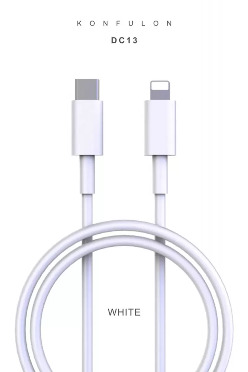 Konfulon DC13 1M 20W Type-C to Lightning Kablo iphone Uyumlu
