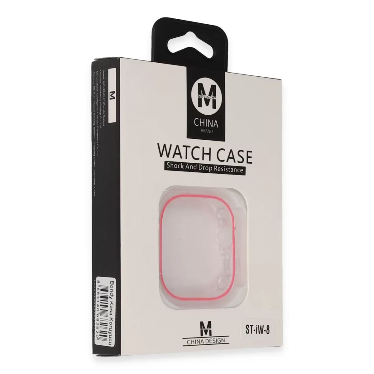 Movenchy Apple Watch Ultra 49mm Bondy Kasa Koruyucu - Pembe