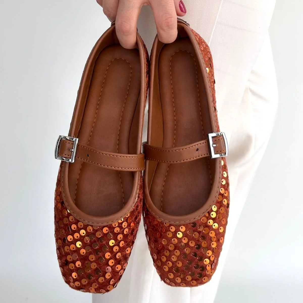 Moden Taba Süet Babae Ayakkabı