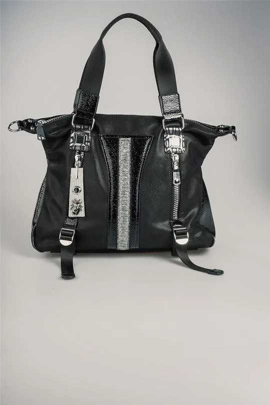 Toja Siyah Cilt Kol Ve Omuz Çantası