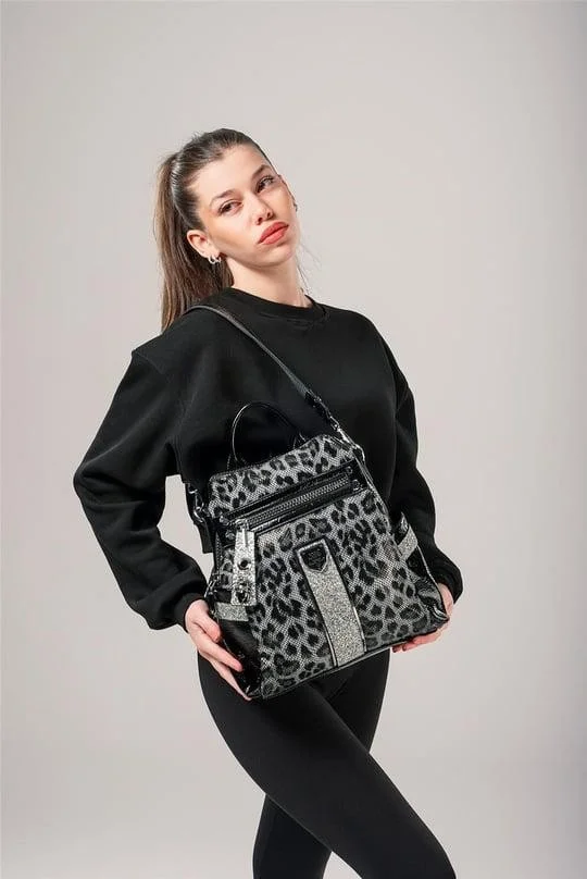 Poge Gri Cilt Kol Ve Sırt Çantası