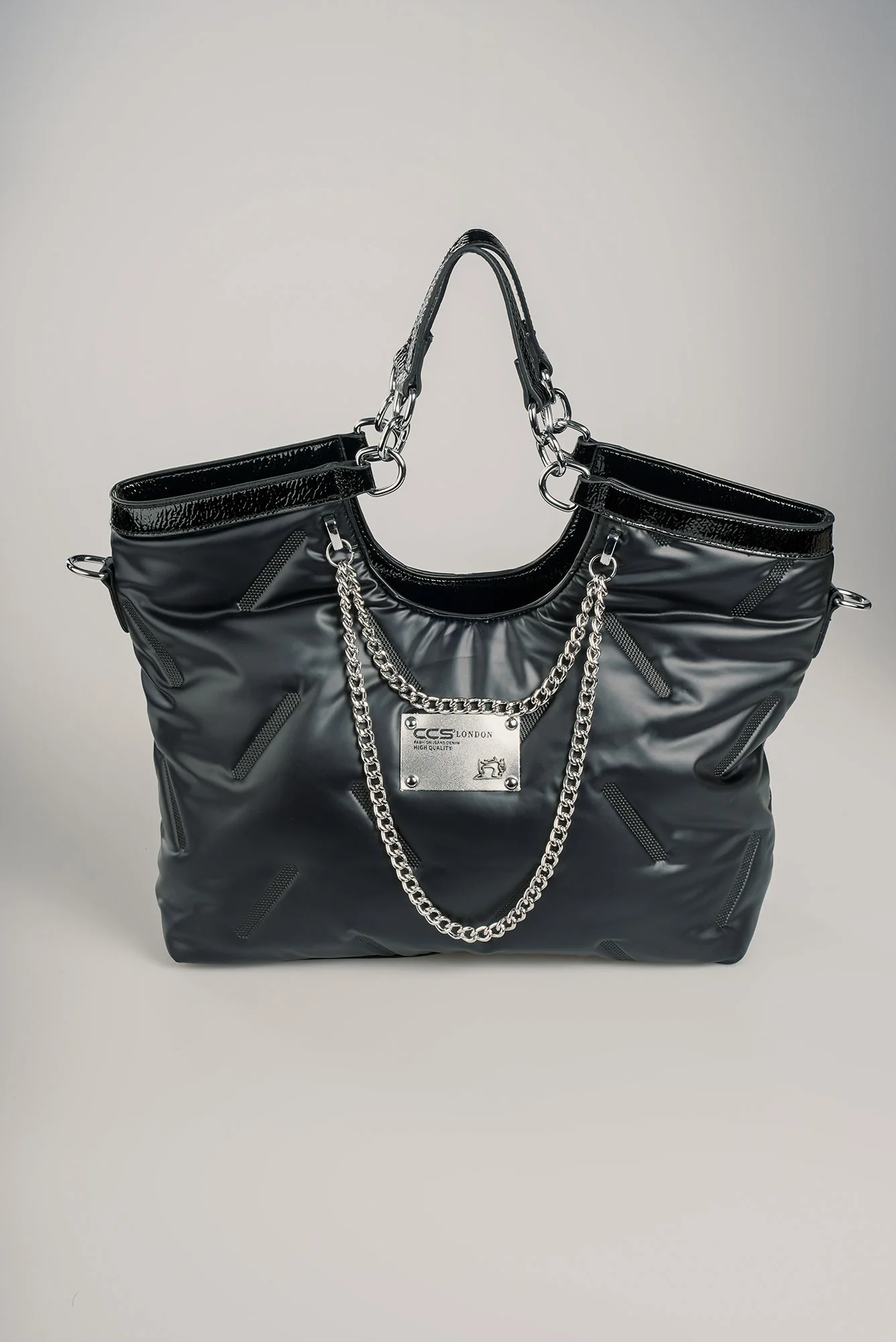 Enya Siyah Cilt Omuz Çantası