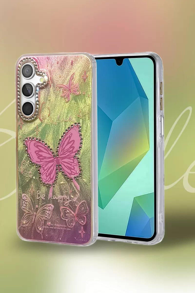 Newface Samsung Galaxy S25 Plus Kılıf Blade Aynalı Desenli Kapak - Desen 5