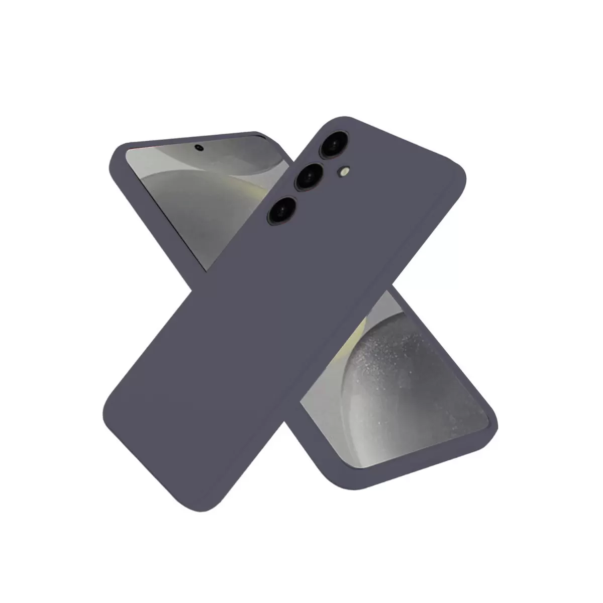 Newface Samsung Galaxy A56 Kılıf First Silikon - Gri